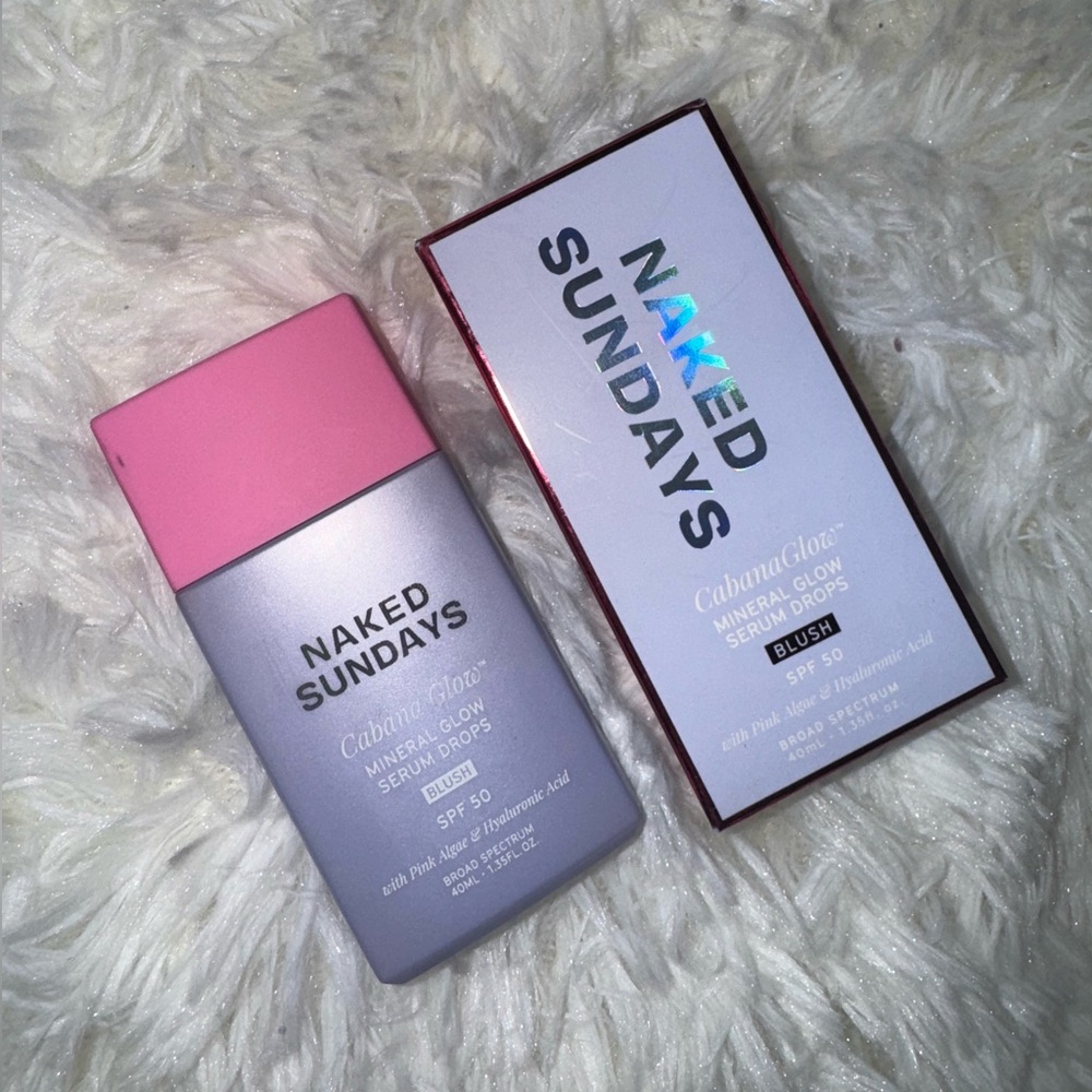 FINAL PRICE NWB Naked Sunday Cabana Glow SPF 50 Glow Serum Blush 40ml